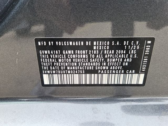 2026 Volkswagen Jetta 1.5T S