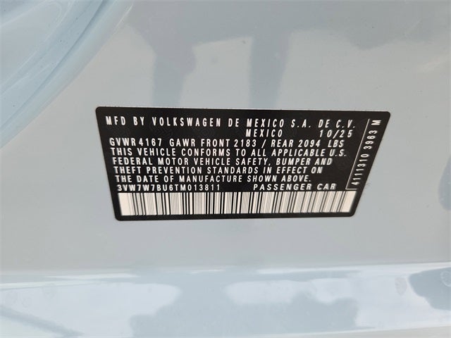 2026 Volkswagen Jetta 1.5T SE