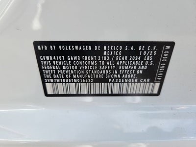 2026 Volkswagen Jetta 1.5T SE