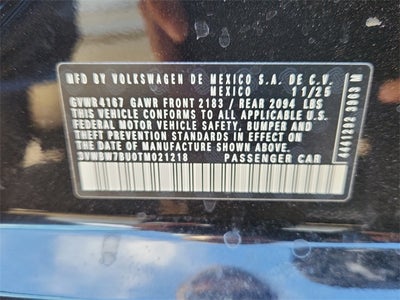 2026 Volkswagen Jetta 1.5T Sport