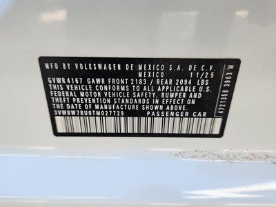 2026 Volkswagen Jetta 1.5T Sport