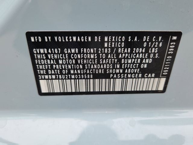 2026 Volkswagen Jetta 1.5T Sport