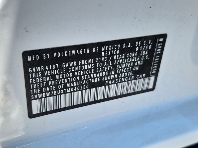 2026 Volkswagen Jetta 1.5T Sport