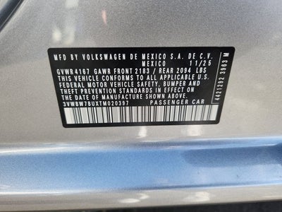 2026 Volkswagen Jetta 1.5T Sport