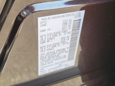 2020 Nissan Pathfinder SL