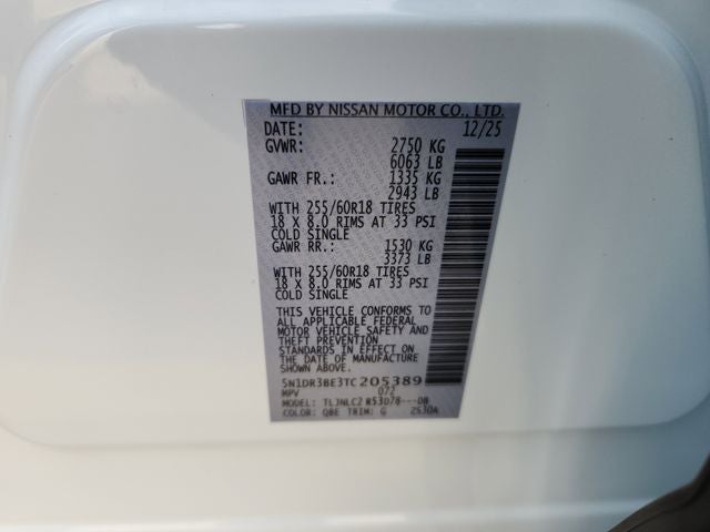 2026 Nissan Pathfinder SV