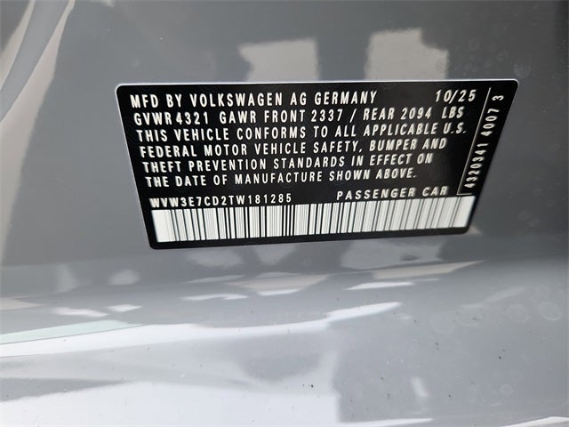 2026 Volkswagen Golf GTI 2.0T SE