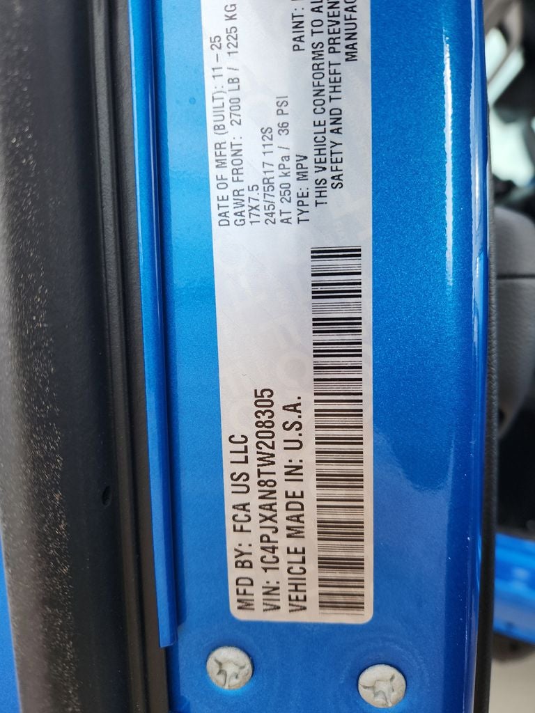 2026 Jeep Wrangler WRANGLER 2-DOOR SPORT S