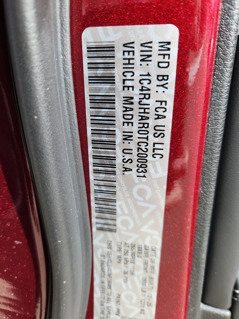 2026 Jeep Grand Cherokee GRAND CHEROKEE ALTITUDE 4X4