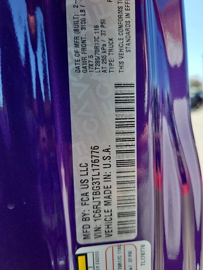 2026 Jeep Gladiator GLADIATOR RUBICON 4X4