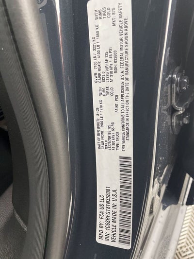 2026 RAM 1500 RAM 1500 WARLOCK CREW CAB 4X4 5'7' BOX