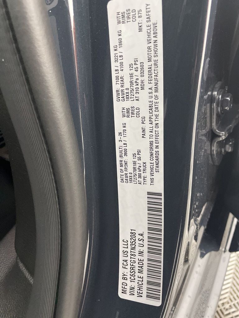 2026 RAM 1500 RAM 1500 WARLOCK CREW CAB 4X4 5'7' BOX
