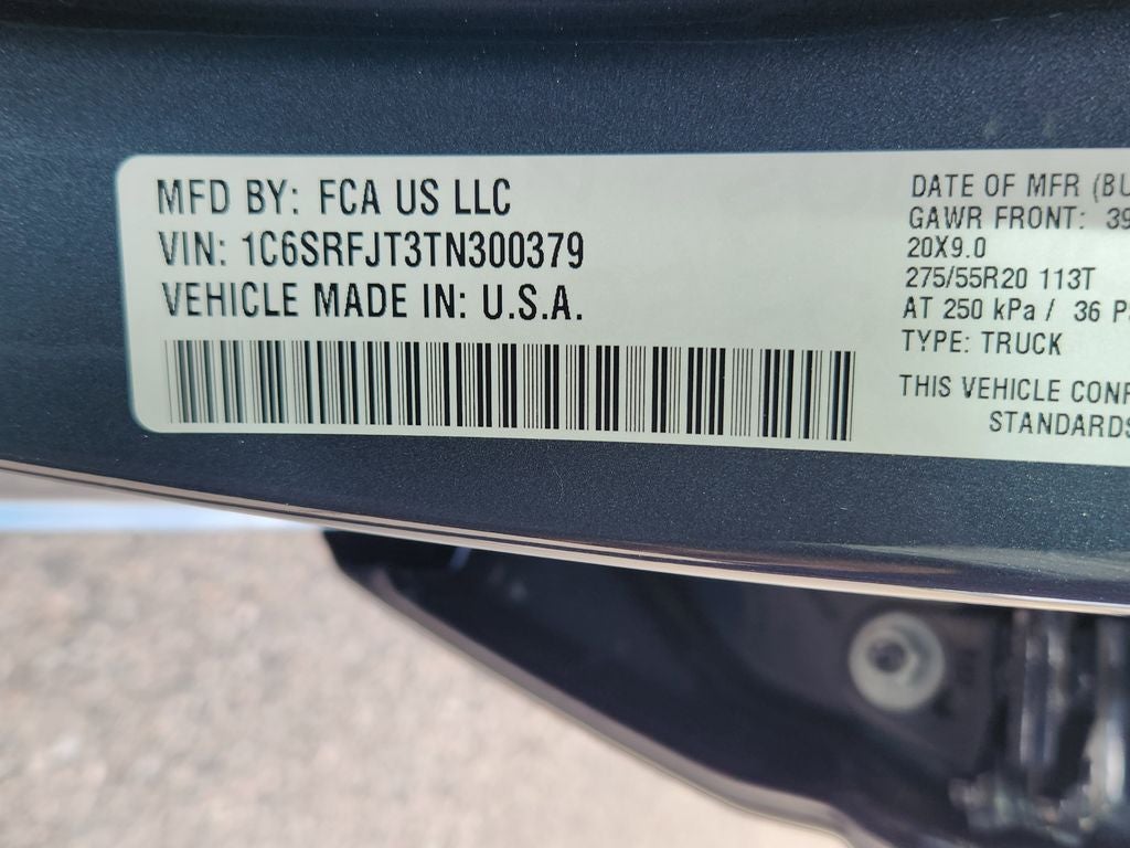 2026 RAM 1500 RAM 1500 LARAMIE CREW CAB 4X4 5'7' BOX