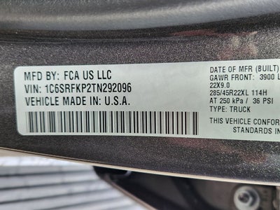 2026 RAM 1500 RAM 1500 TUNGSTEN CREW CAB 4X4