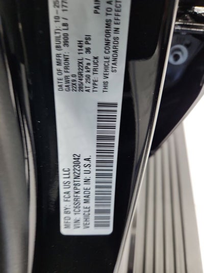 2026 RAM 1500 RAM 1500 TUNGSTEN CREW CAB 4X4