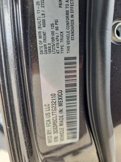 2026 RAM 2500 RAM 2500 TRADESMAN CREW CAB 4X4 6'4' BOX