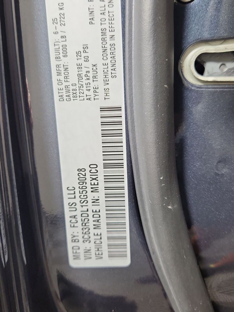 2025 RAM 2500 RAM 2500 BIG HORN CREW CAB 4X4 6'4' BOX