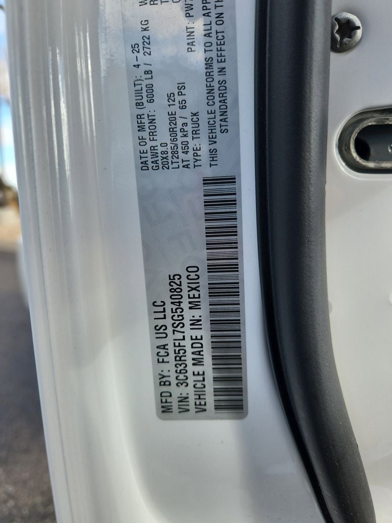 2025 RAM 2500 RAM 2500 LARAMIE CREW CAB 4X4 6'4' BOX