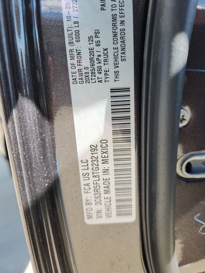 2026 RAM 2500 RAM 2500 LARAMIE CREW CAB 4X4 6'4' BOX