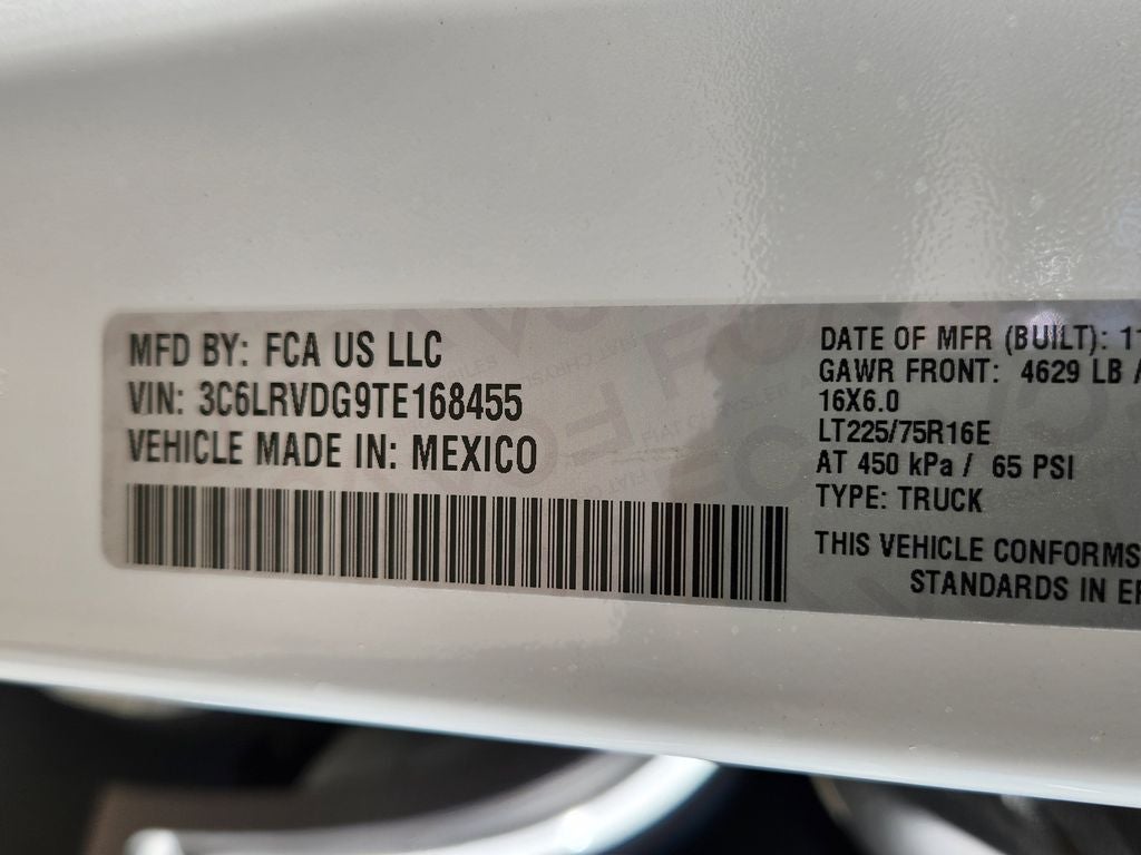 2026 RAM Promaster RAM PROMASTER 2500 TRADESMAN CARGO VAN HIGH ROOF 159' WB