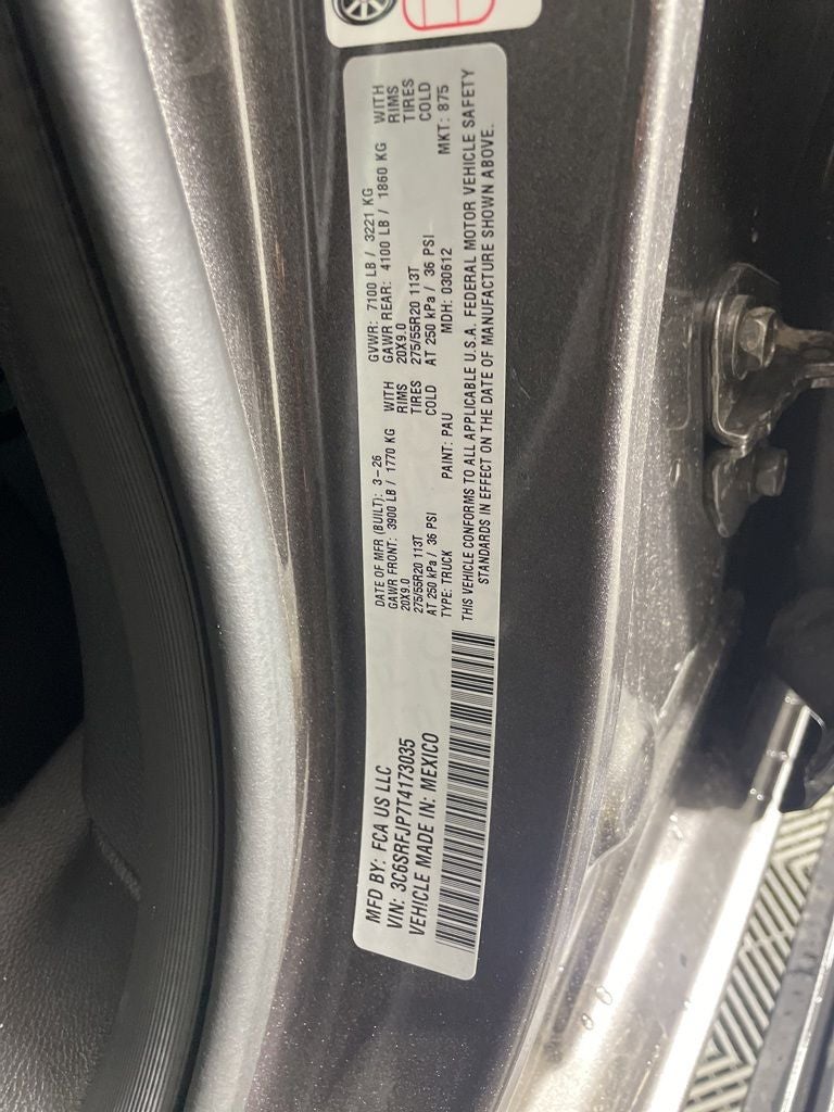 2026 RAM 1500 RAM 1500 LARAMIE CREW CAB 4X4 5'7' BOX