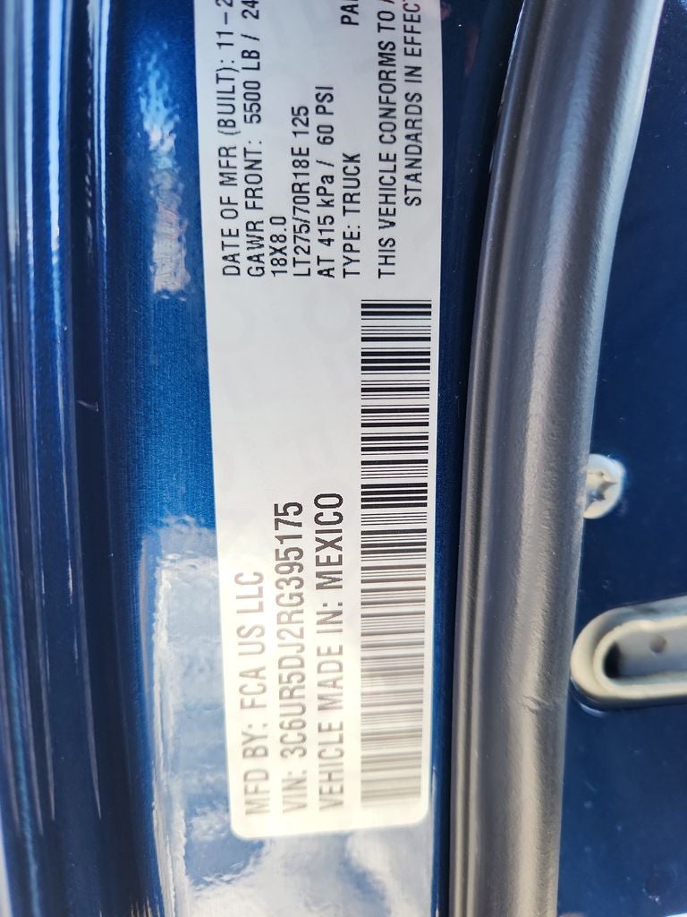 2024 RAM 2500 Big Horn Crew Cab 4x4 6'4' Box