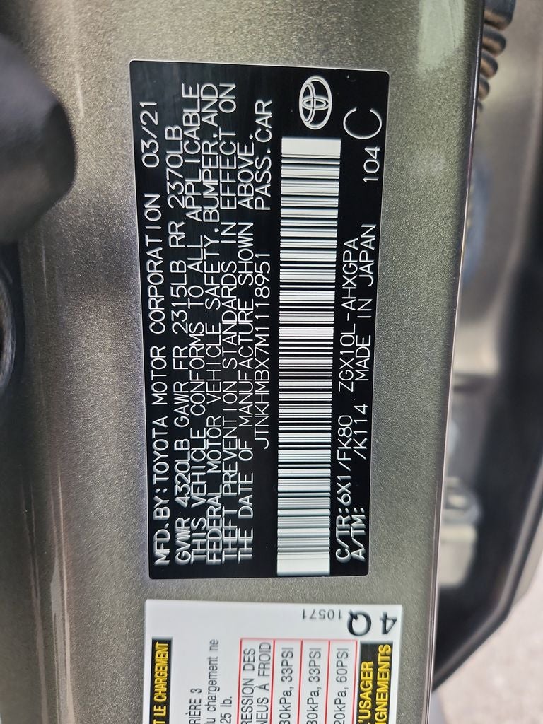 2021 Toyota C-HR XLE