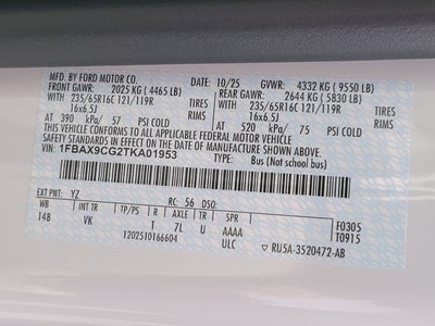 2026 Ford Transit-350 XL