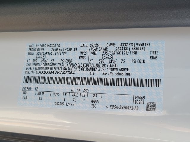 2027 Ford Transit-350 XLT 12 Passenger