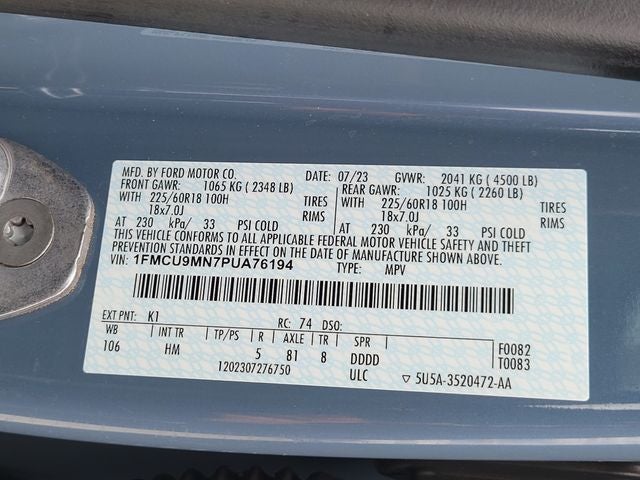 2023 Ford Escape ST-Line