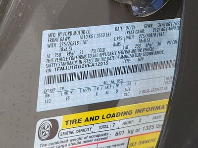 2027 Ford Expedition Tremor