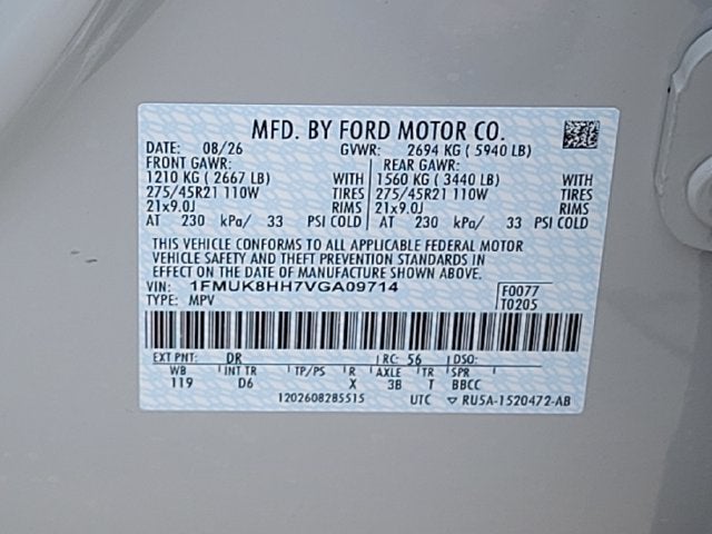 2027 Ford Explorer Platinum
