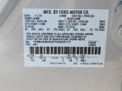 2026 Ford Explorer Platinum