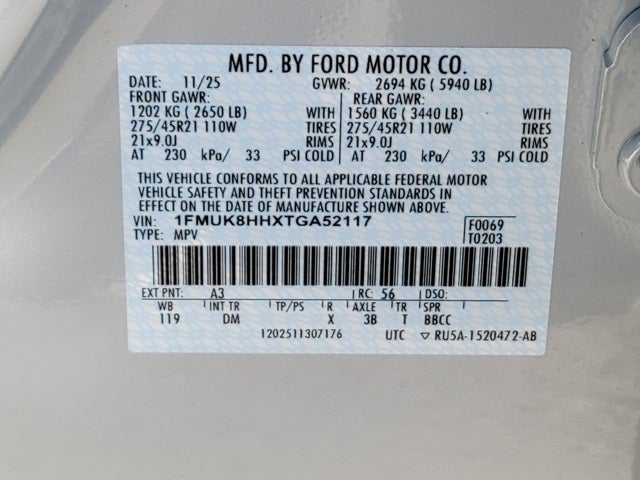 2026 Ford Explorer Platinum