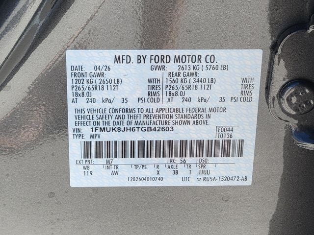 2026 Ford Explorer Tremor