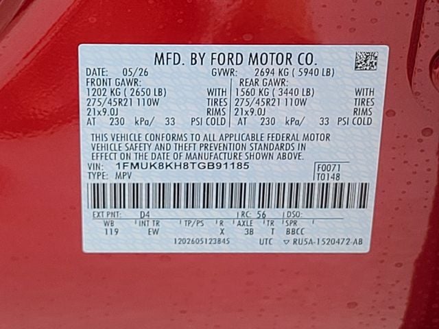 2026 Ford Explorer ST-Line