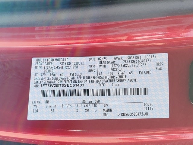 2025 Ford F-250SD Lariat