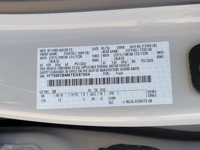 2026 Ford F-350SD XL