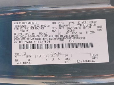 2017 Ford F-350SD Platinum