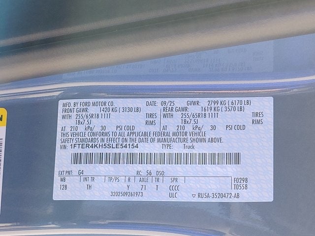 2025 Ford Ranger Lariat