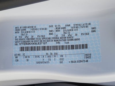 2025 Ford Ranger Lariat