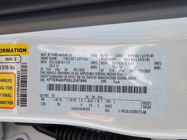 2025 Ford Ranger Lariat