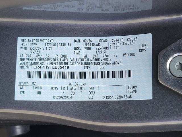 2026 Ford Ranger XL