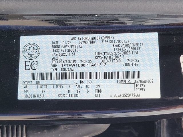 2023 Ford F-150 Platinum