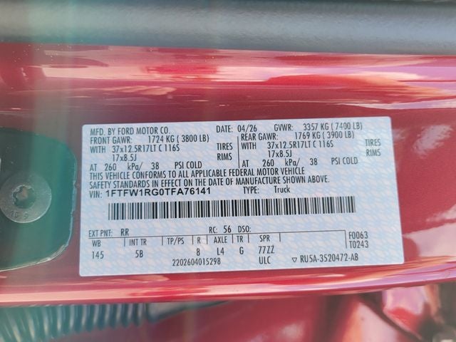 2026 Ford F-150 Raptor