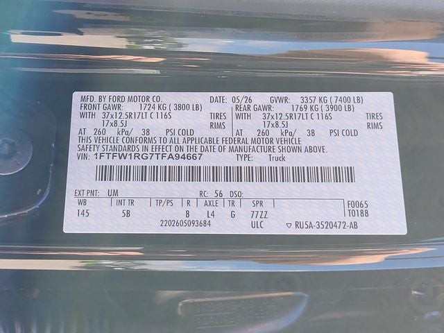 2026 Ford F-150 Raptor
