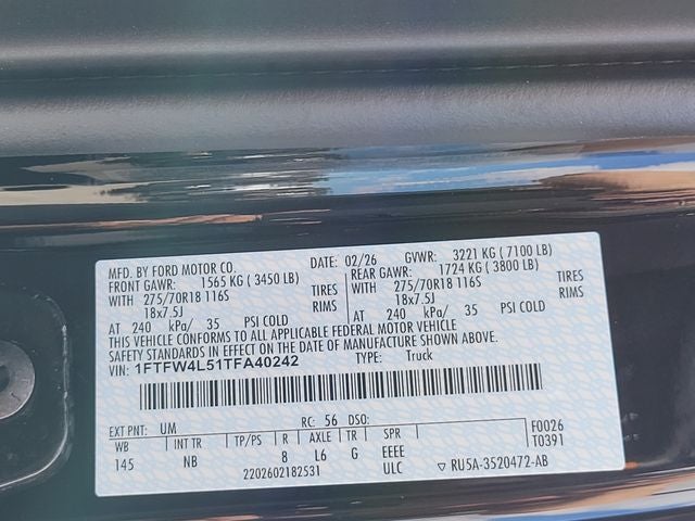 2026 Ford F-150 Tremor