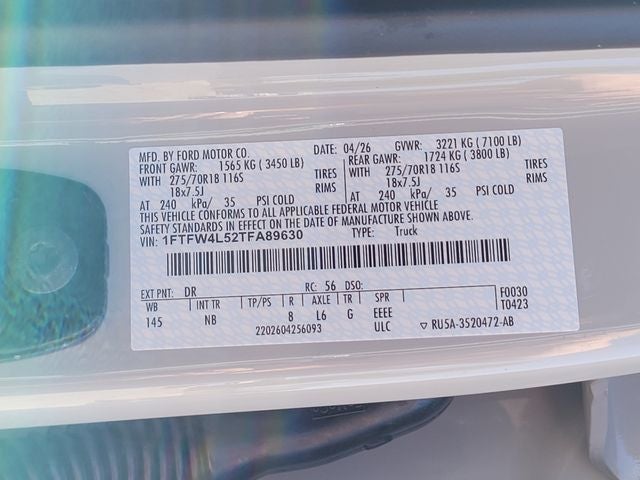 2026 Ford F-150 Tremor
