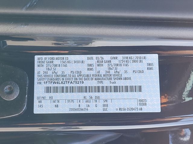 2026 Ford F-150 Tremor