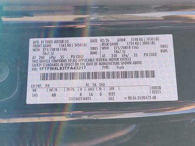 2026 Ford F-150 Tremor